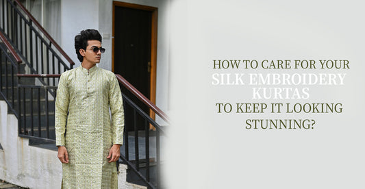 Silk Embroidery Kurta